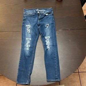 Express ripped jeans